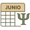 Icono calendario mensual junio